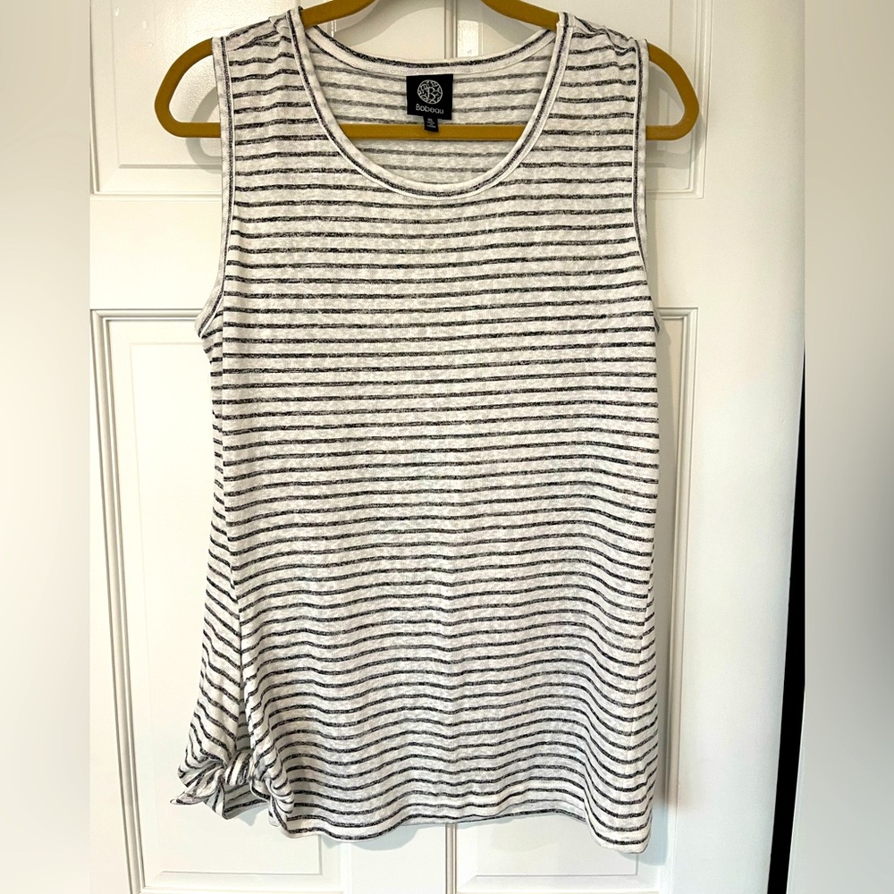 Like new Bobeau striped tank, xl